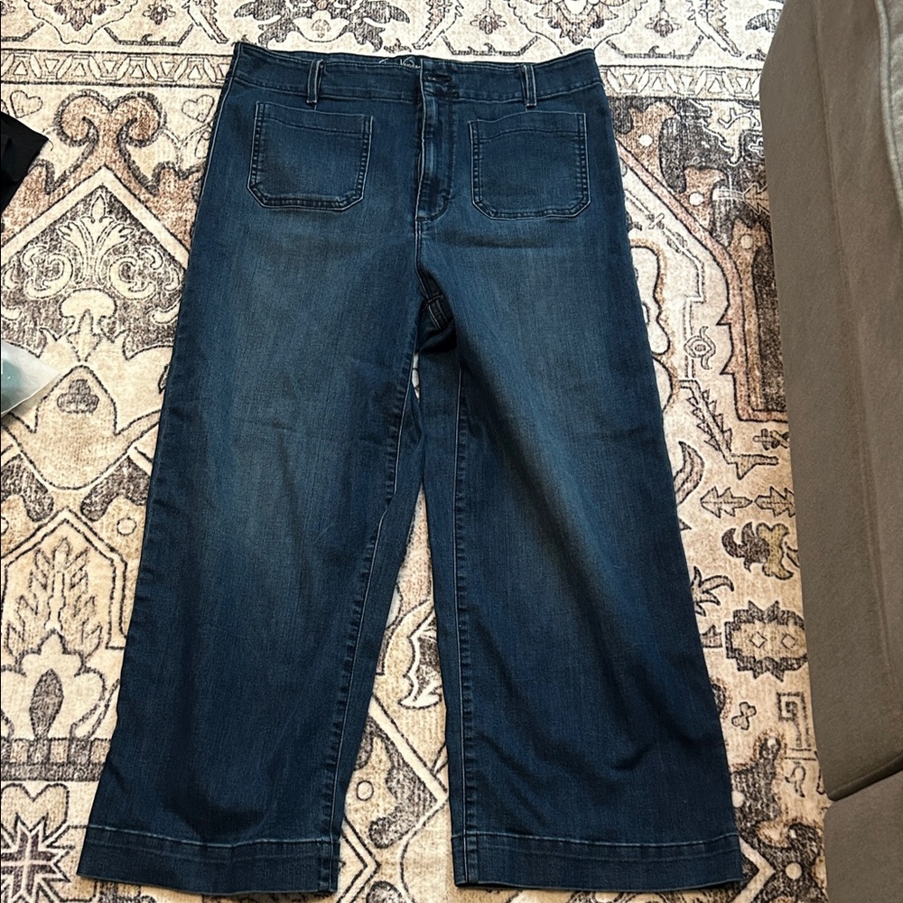 Gloria Vanderbilt Dark Blue Flare Jeans